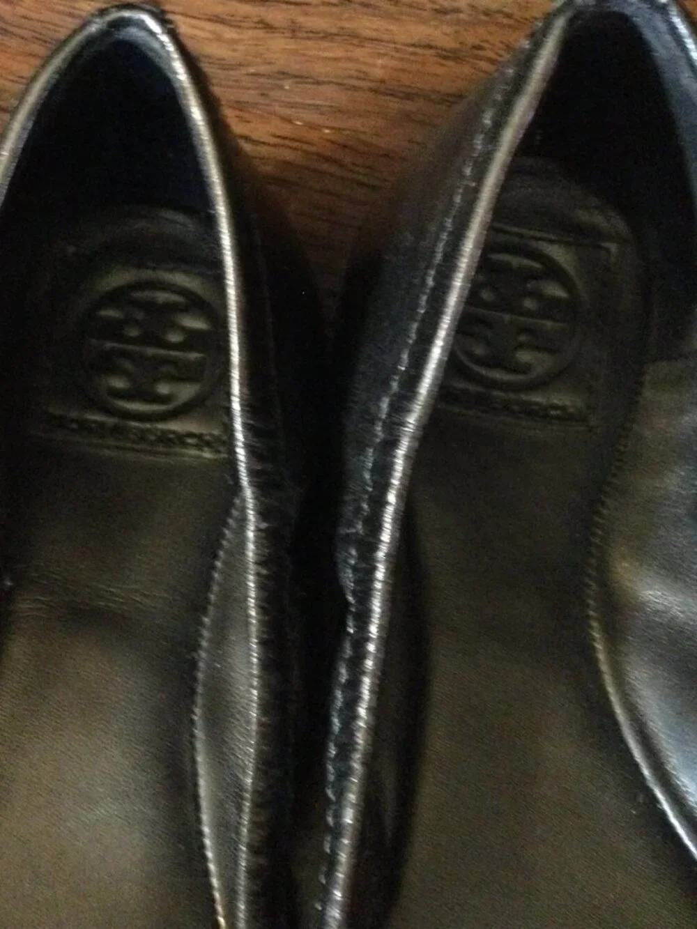 Tory Burch Noel ballet flats Black with gold-tone horsebit buckle US 6.5